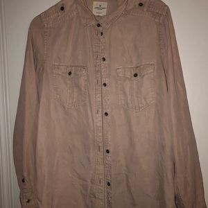Light pink American Eagle Button up
